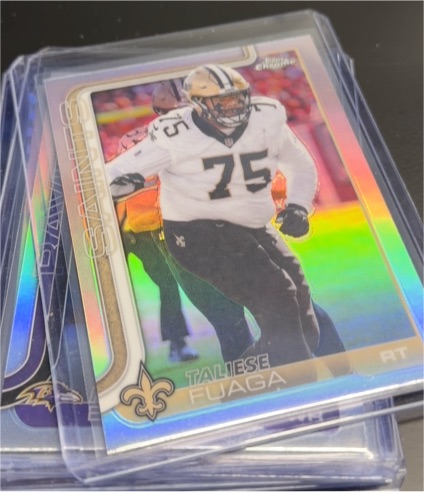 2025 Topps Chrome #219 Taliese Fuaga — front