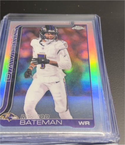 2025 Topps Chrome #21 Rashod Bateman — front