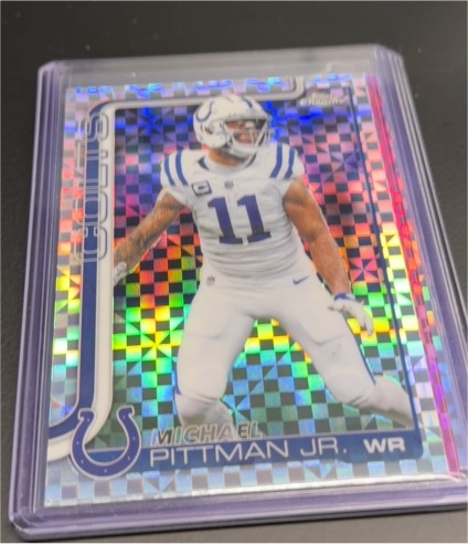 2025 Topps Chrome #126 Michael Pittman Jr. — front