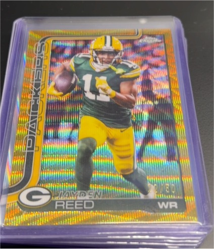 2025 Topps Chrome #107 Jayden Reed — front
