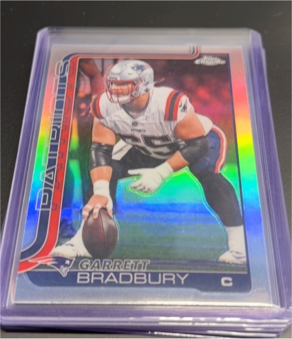 2025 Topps Chrome #212 Garrett Bradbury — front