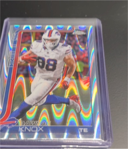 2025 Topps Chrome #33 Dawson Knox — front