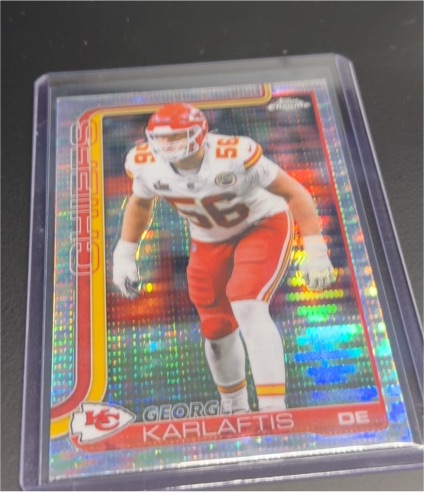 2025 Topps Chrome #152 George Karlaftis — front