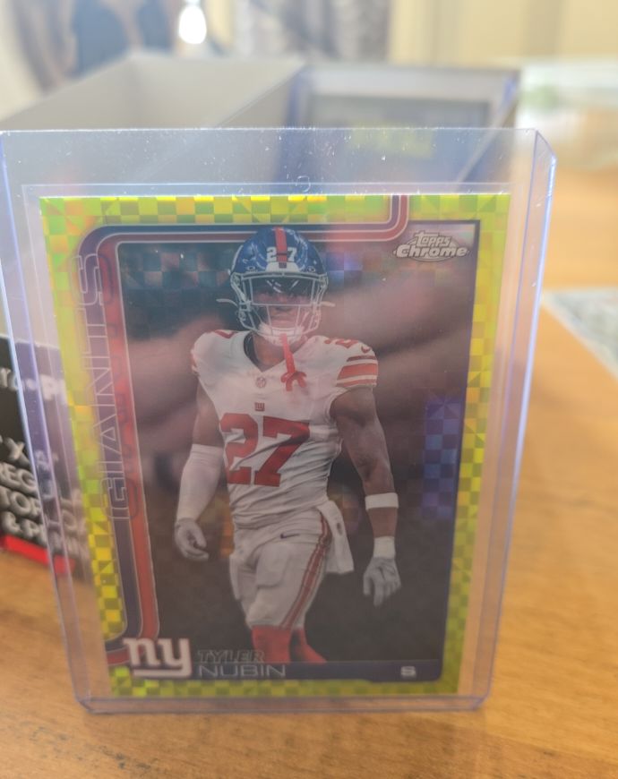 2025 Topps Chrome #231 Tyler Nubin — front