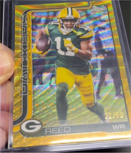 2025 Topps Chrome #107 Jayden Reed — front