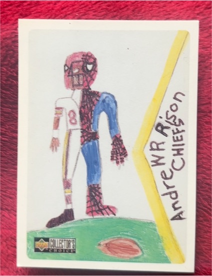 1998 Upper Deck Collector's Choice #238 Andre Rison Draw Your Own Card — front