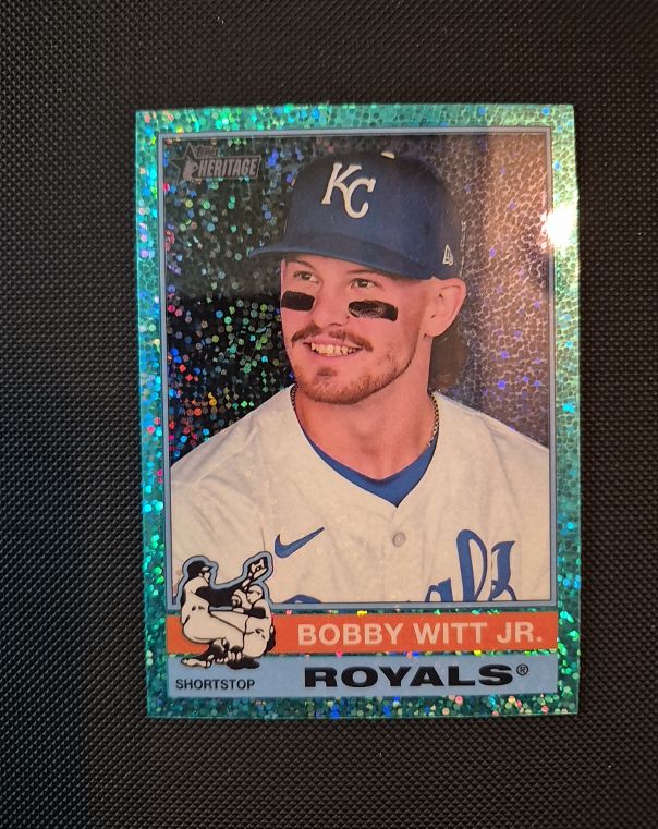 2025 Topps Heritage #92 Bobby Witt Jr. — front