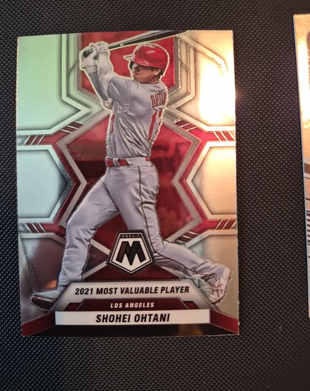 2022 Panini Mosaic #281 Shohei Ohtani 2021 Most Valuable Player — front