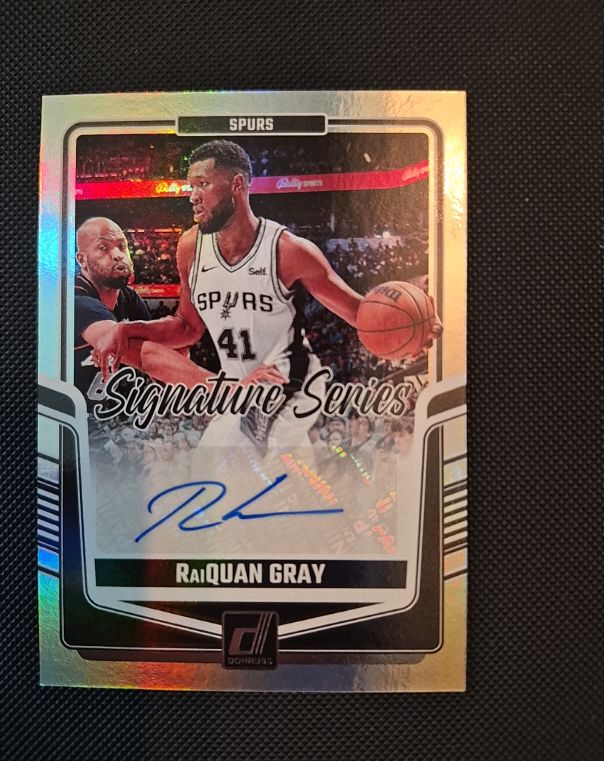 2024-25 Panini Donruss Signature Series #SS-RQG RaiQuan Gray — front