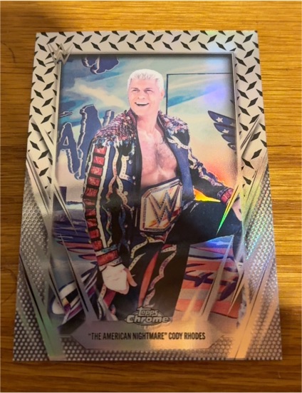 2026 Topps Chrome WWE #21 "The American Nightmare" Cody Rhodes — front