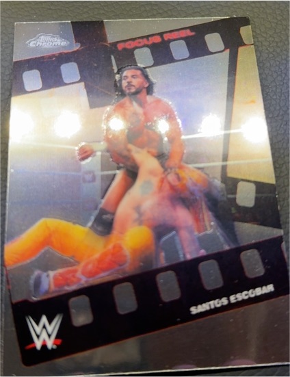 2026 Topps Chrome WWE Focus Reel #FR-31 Santos Escobar — front