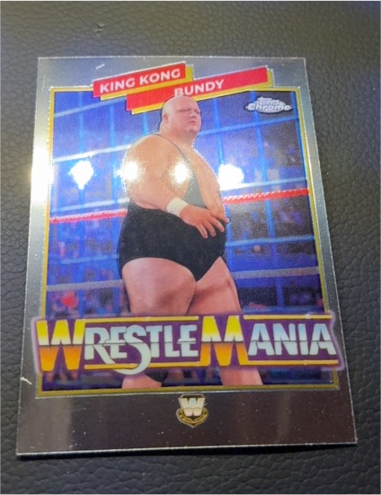 2026 Topps Chrome WWE WrestleMania #WMR-14 King Kong Bundy — front