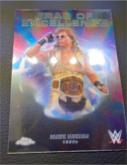 2026 Topps Chrome WWE #ERA-7 Shawn Michaels Eras of Excellence — front