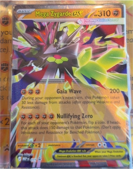 2015 Pokémon Mega Zygarde EX #047 — front