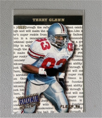1996 Fleer Rookie Write-Ups #4 Terry Glenn — front