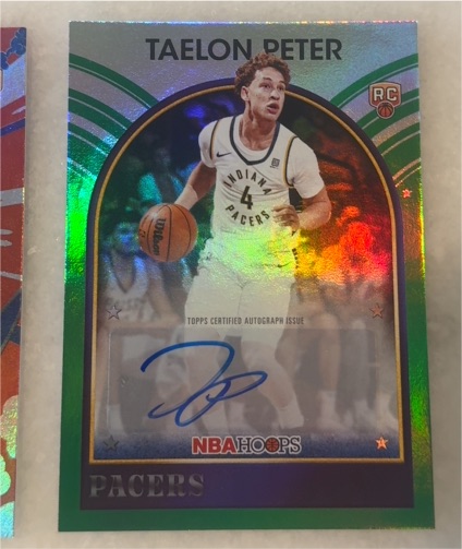 2025-26 Topps NBA Hoops 1989 Signatures #89S-TP Taelon Peter — front