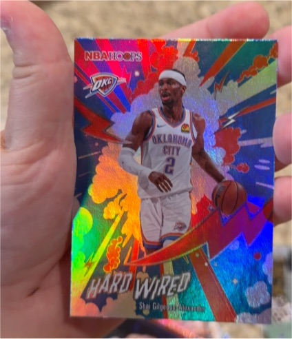 2025-26 Topps NBA Hoops #HW-1 Shai Gilgeous-Alexander Hard Wired — front