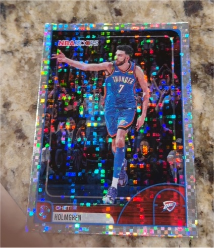 2023-24 Panini NBA Hoops Premium Stock #38 Chet Holmgren — front