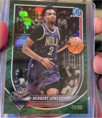 2025 Bowman Chrome #BCV-140 Herbert Jones — front