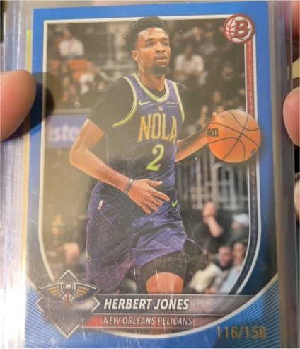2025-26 Bowman #140 Herbert Jones — front
