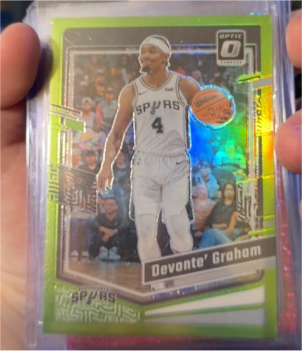 2023-24 Donruss Optic #100 Devonte' Graham — front