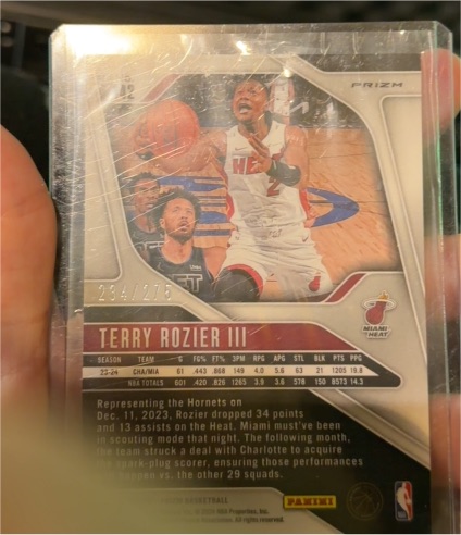 2024-25 Panini Prizm #142 Terry Rozier III — front