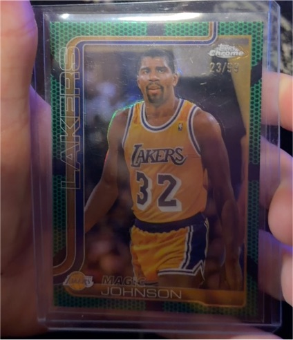 2025-26 Topps Chrome #244 Magic Johnson — front