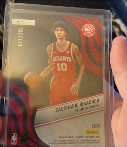 2024-25 Panini Revolution #9 Zaccharie Risacher — front
