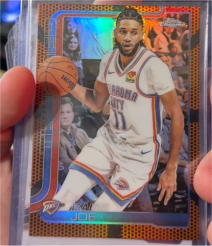 2025-26 Topps Chrome #121 Isaiah Joe — front