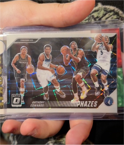 2024-25 Panini Donruss Optic #10 Anthony Edwards Phazes — front