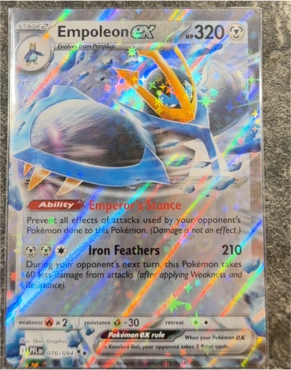 Empoleon EX 70/94 Phantasmal Flames — front