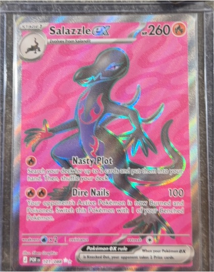 2026 Pokémon Salazzle EX #101/088 — front