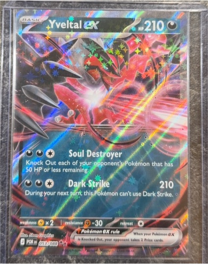 2014 Pokémon TCG XY Phantom Forces #053 Yveltal EX — front