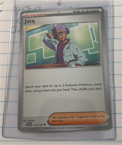 2023 Pokémon Scarlet & Violet #175 Jacq — front