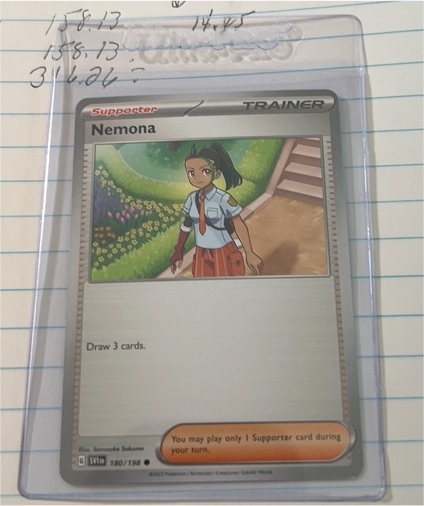 2023 Pokémon Scarlet & Violet #180 Nemona — front