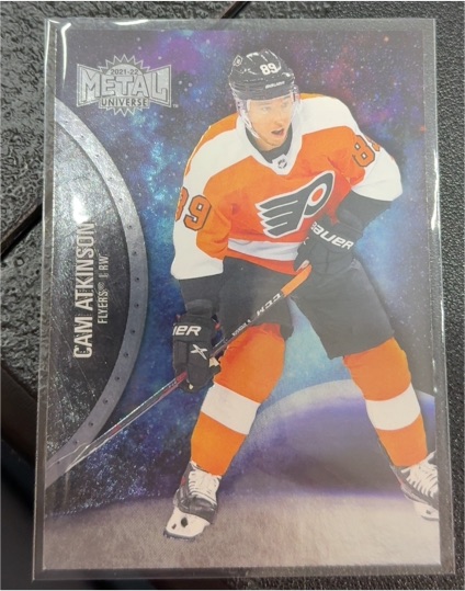 2021-22 Skybox Metal Universe #68 Cam Atkinson — front