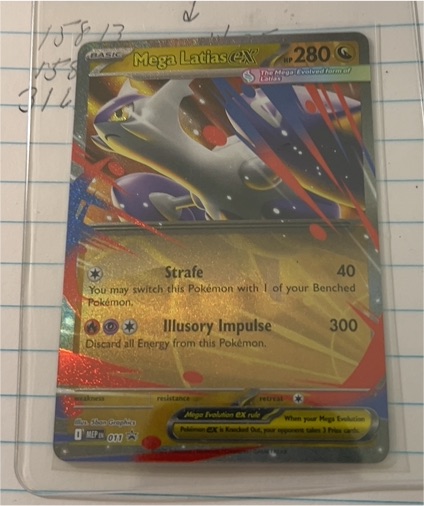 Mega Latias ex 011 Me: Mega Evolution Promo — front
