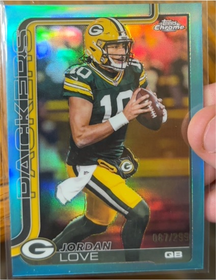 2025 Topps Chrome #109 Jordan Love — front