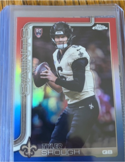 2025 Topps Chrome #398 Tyler Shough — front