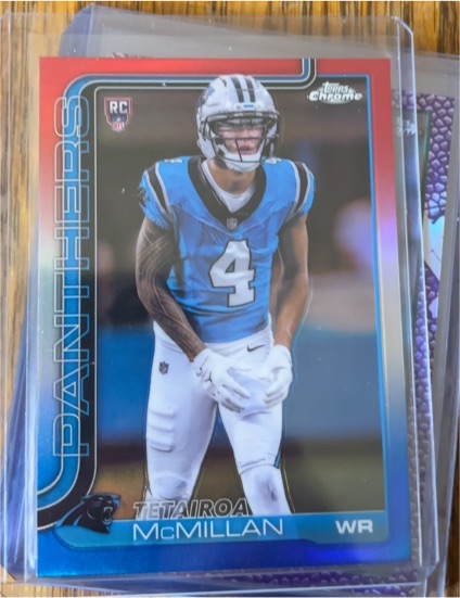 2025 Topps Chrome #326 Tetairoa McMillan — front