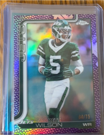 2025 Topps Chrome #235 Garrett Wilson — front
