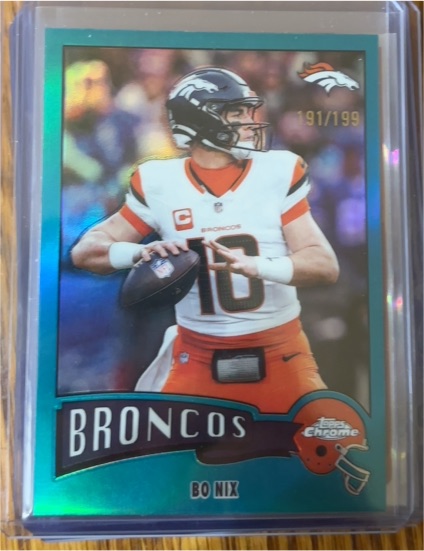 2025 Topps Chrome #1975-11 Bo Nix — front