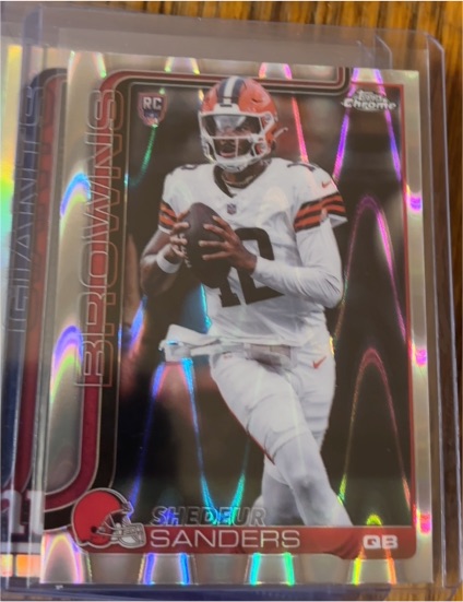 2025 Topps Chrome #315 Shedeur Sanders — front