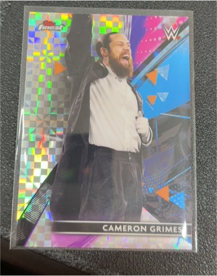 2021 Topps Finest WWE #79 Cameron Grimes — front
