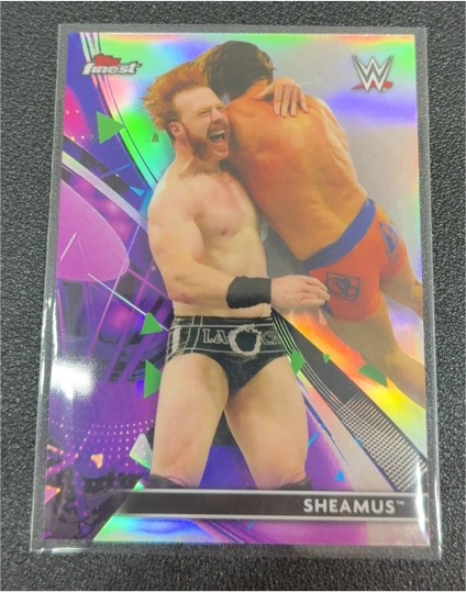 2021 Topps Finest WWE #36 Sheamus — front