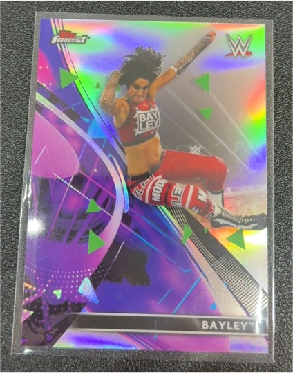 2021 Topps Finest WWE #44 Bayley — front