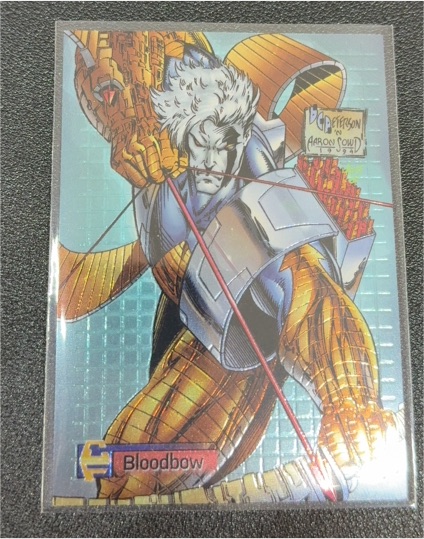 1995 Topps All-Chromium Cyber Force #29 Bloodbow — front