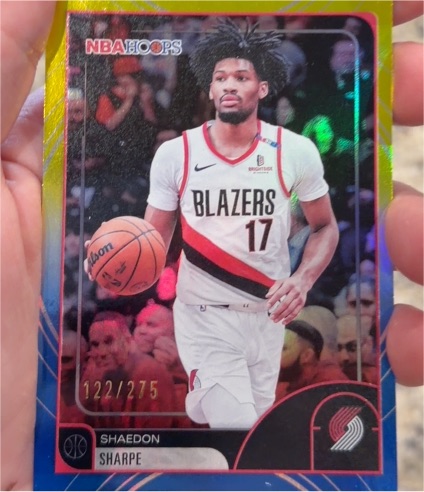 2022-23 Panini NBA Hoops #237 Shaedon Sharpe — front