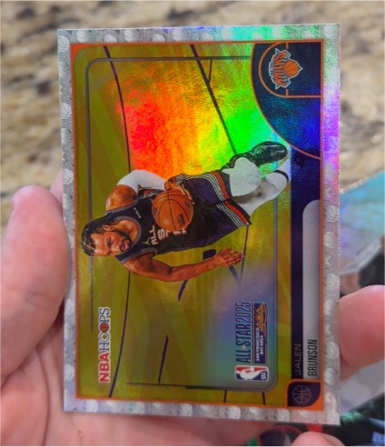 2025-26 Topps NBA Hoops #278 Jalen Brunson All-Star — front