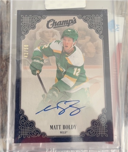 2023-24 Upper Deck Champs #43 Matt Boldy — front
